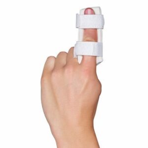 Swan Finger Splint | Provides Firm Support & Immobilizes The Finger (Silver)