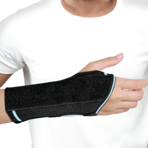 Universal Cockup Support | Wrist Support For Colle's Fracture | Wrist Sprain/Strain | Arthritis | Post-Operative Support | Pain Reliever | (Black)