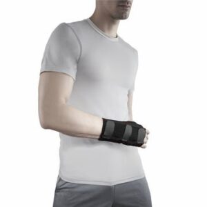Universal Elastic Wrist Support | Wrist Support For Colle's Fracture | Wrist Sprain/Strain | Arthritis | Post-Operative Support | Pain Reliever (Black)