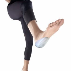 Silicone Heel Cushion | Foot Support | Shock Absorber | Joints Stress Reducer | Shoe Insole For Walking (Grey)