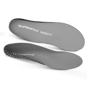 Superfly Insoles | Provides Foot Support For Relieving Foot Pain | Shock Absorber & Arch Corrector (Grey)