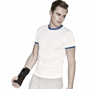 Forearm Brace - Short | Provides Firm Support To The Wrist | For Colle's Fracture & Wrist Sprain/Strain | (Black)