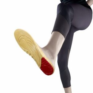 Orthopaedic Cushioned Insole | Foot Support For Shock Absorption | Reduces Pressure On The Heel & Relieves Pain (Multicolor)