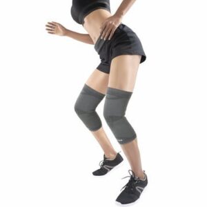 Stretchable 2D Knee Cap | Ideal Mild Support For Free Knee Movement | Color - Grey (IN PAIR)