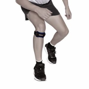 Patellar Support |Offloads Pressure On The Patellar Tendon To Provide Pain Relief | Color - Black (Single Piece)